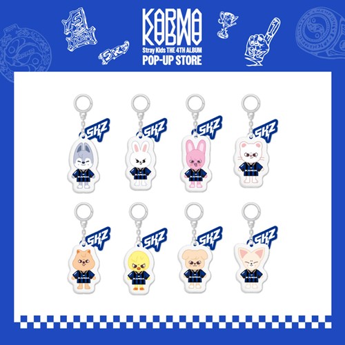 Stray Kids KARMA MD - SKZOO YING YANG KEYRING