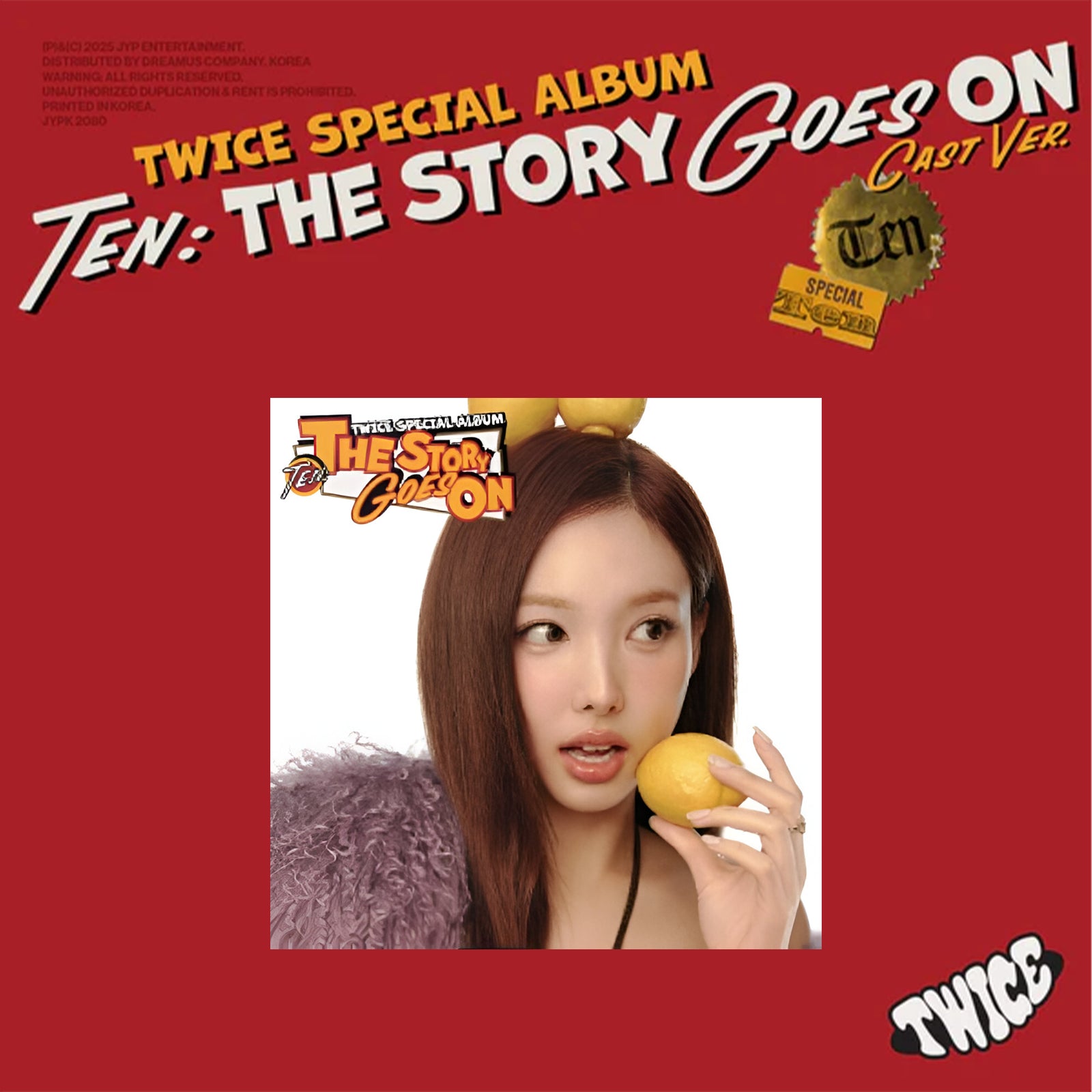 K-POP・アジア TWICE TEN: The Story Goes On Lemon Spark TEN: The Story Goes On (Lemon Spark Vinyl) - uMusic Shop Canada