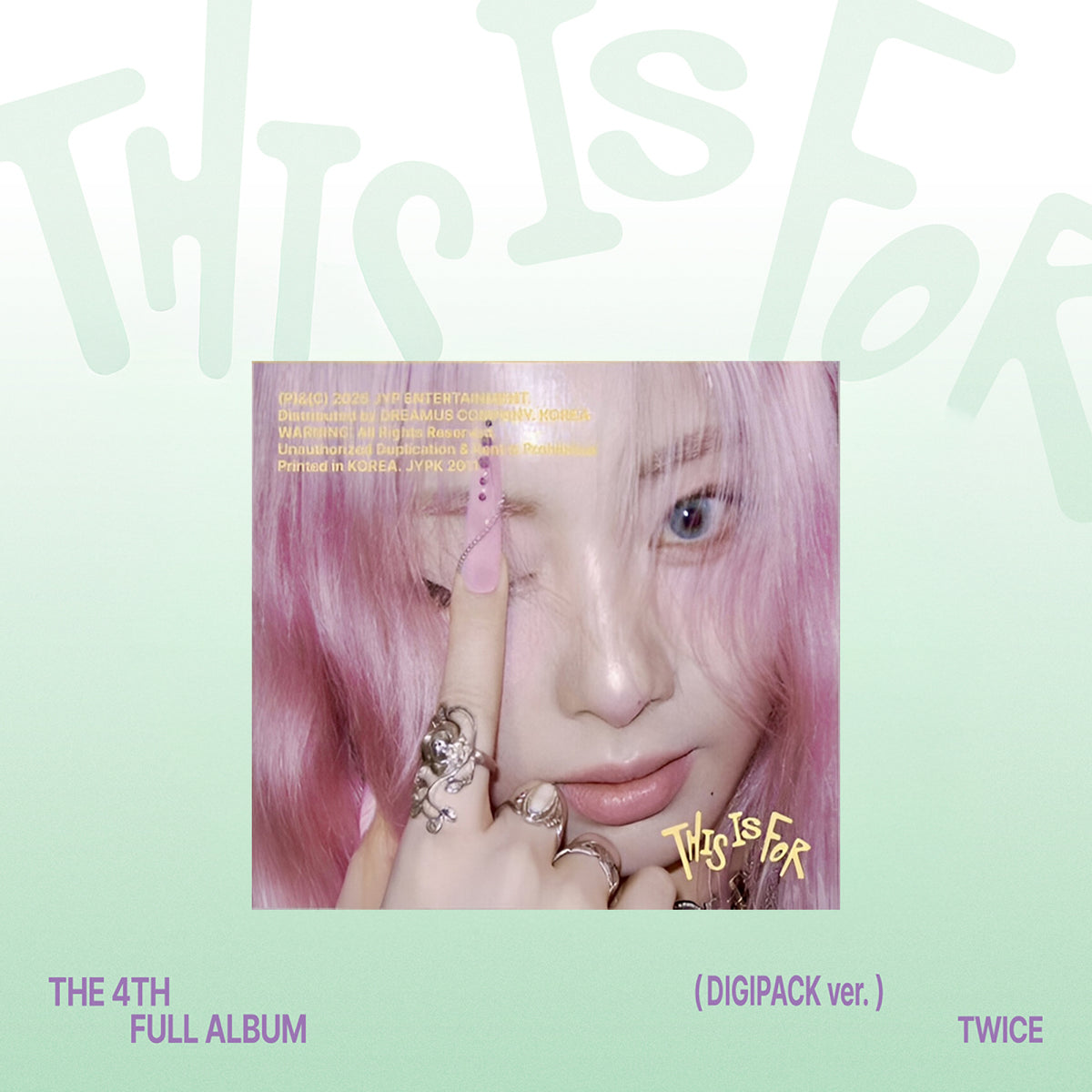 TWICE – THIS IS FOR [Digipack Ver.] – Munwa