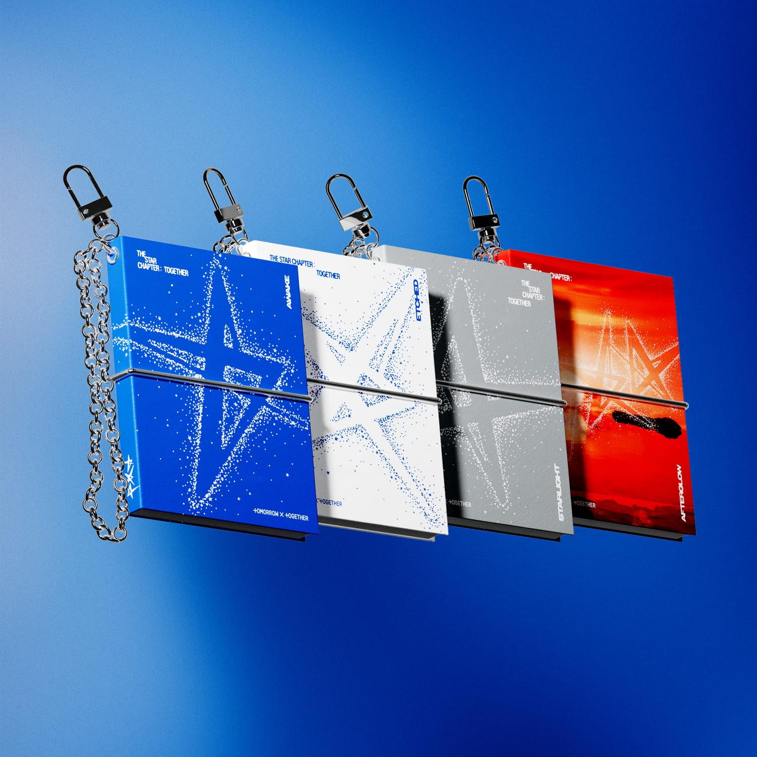 TOMORROW X TOGETHER - THE STAR CHAPTER : TOGETHER (Mini Book Keyring Ver.)