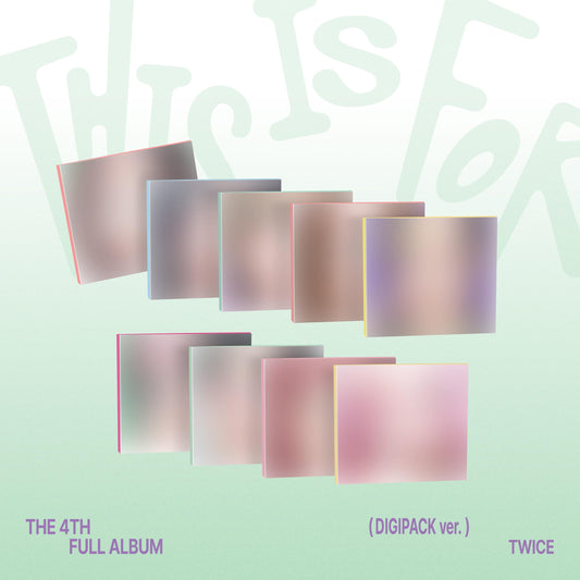 TWICE – THIS IS FOR [Digipack Ver.] (Random Member Version) + BONUS DE PRÉCOMMANDES