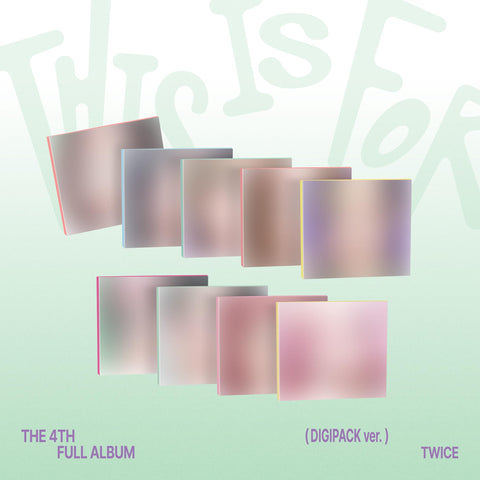 TWICE – THIS IS FOR [Digipack Ver.] (Random Member Version)