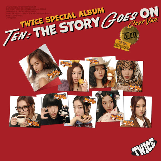 TWICE – TEN : The Story Goes On [CAST Ver.] + BONUS DE PRÉCOMMANDES