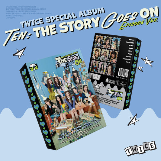 TWICE - TEN : The Story Goes On (EPISODE Ver.) + BONUS DE PRÉCOMMANDES