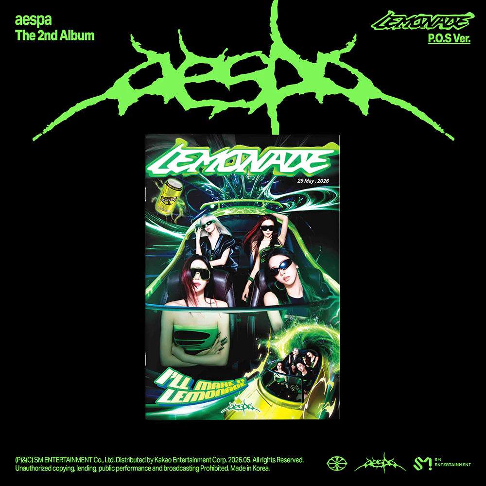 AESPA - LEMONADE 2ND ALBUM P.O.S VER