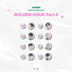CAN BADGE SET ATEEZ GOLDEN HOUR : Part.5 MD