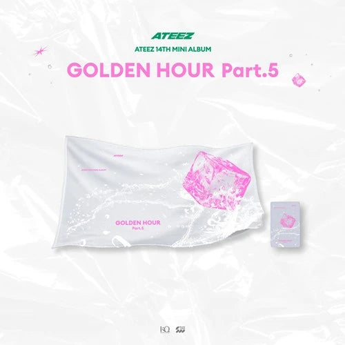 SLOGAN TOWEL ATEEZ GOLDEN HOUR : Part.5 MD