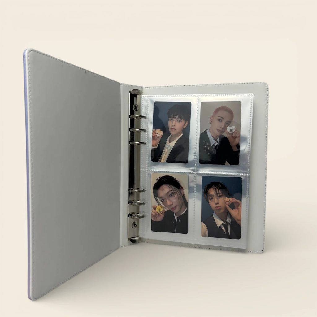 Classeur Photocard K-Pop Dégradé - Bleu Clair