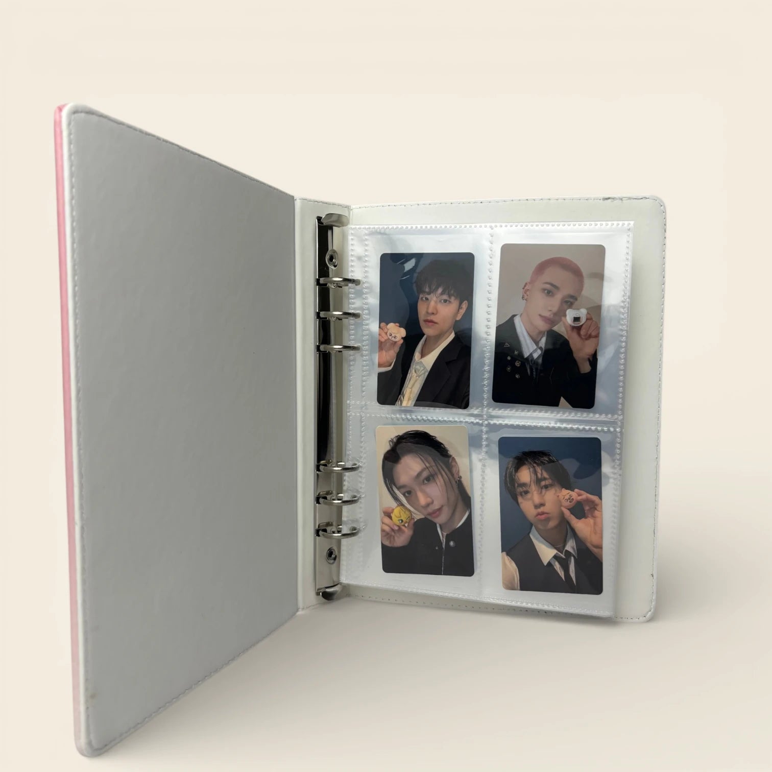 Classeur Photocard K-Pop Dégradé - Rose