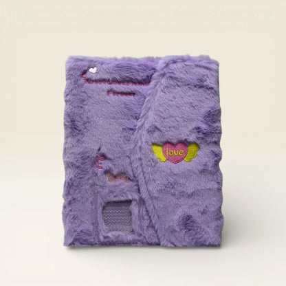 Classeur Photocard K-Pop Violet Fluffy – Sweet Love