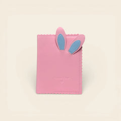 Classeur Photocard K-Pop Rose - Oreilles lapin Bleues