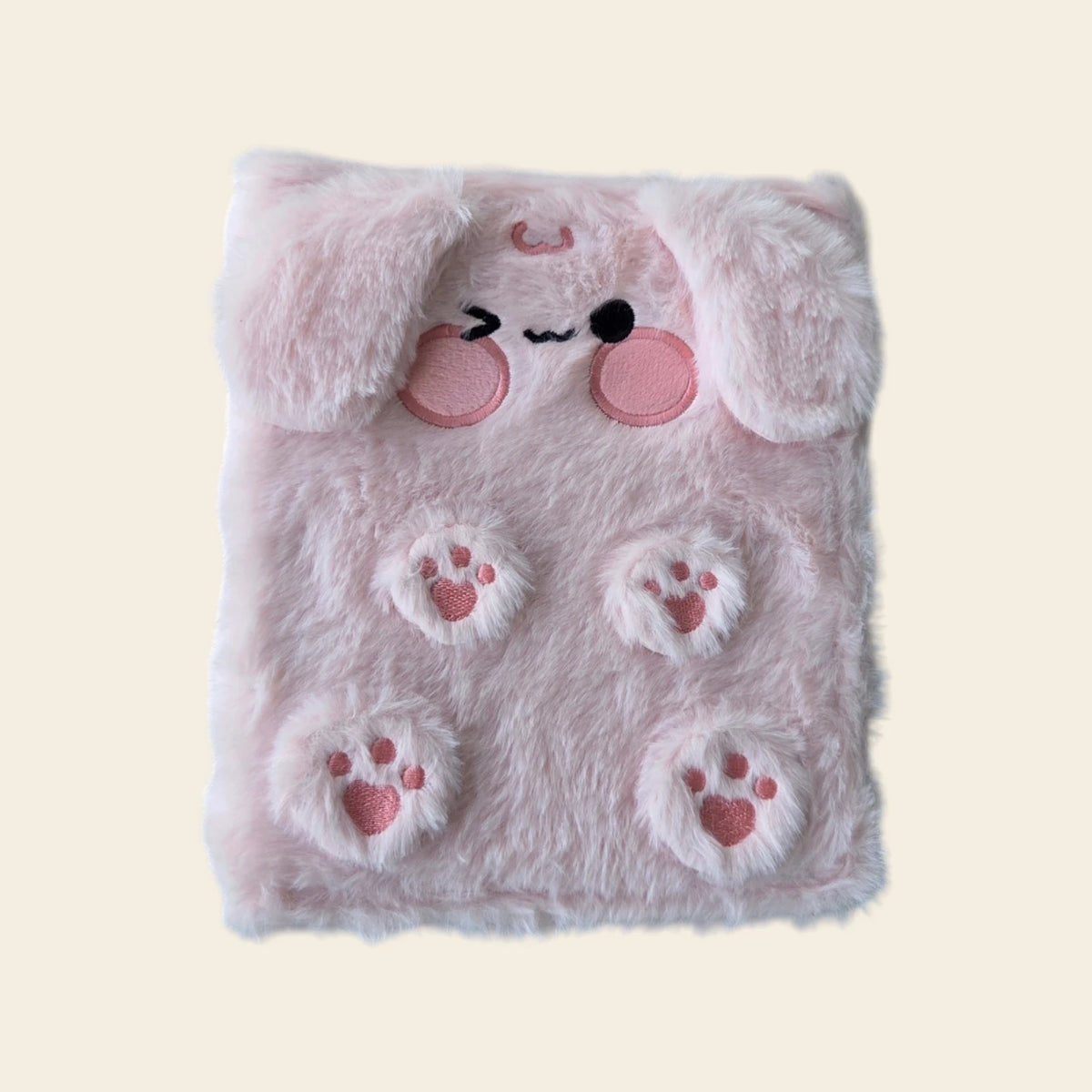 Classeur Photocard K-Pop Rose Fluffy - Lapin