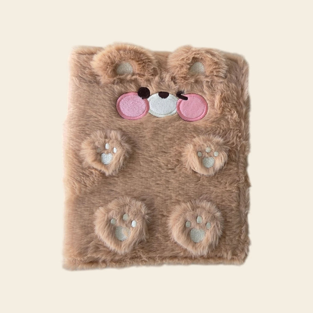 Classeur Photocard K-Pop Marron Fluffy - Ours