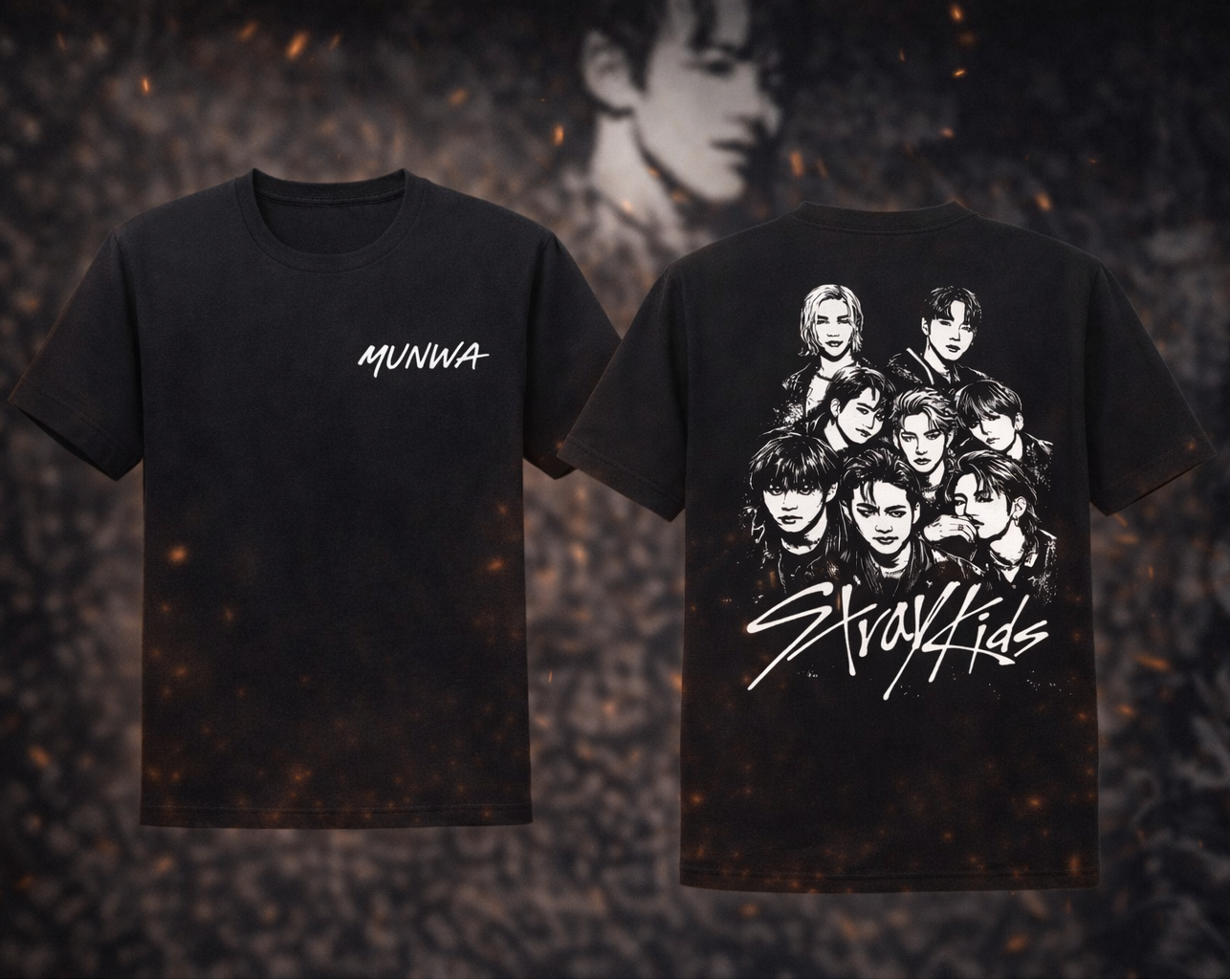 T-SHIRT OVERSIZE BIO SKZ SERIEGRAPHIE - LIMITED EDITION /500