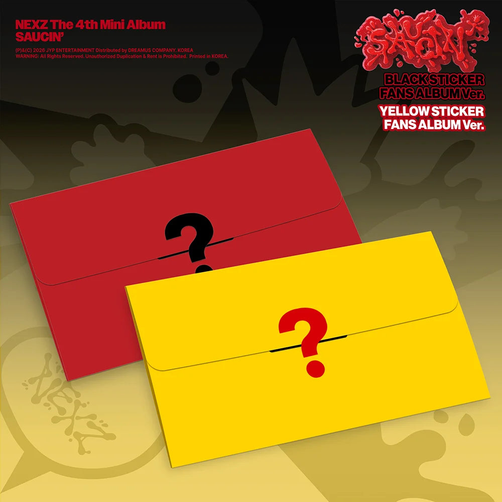 NEXZ – The 4th Mini Album [SAUCIN’] (STICKER FANS ALBUM Ver.)