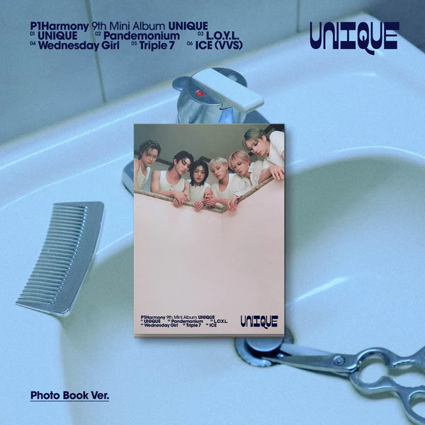 P1Harmony – 9th Mini Album [UNIQUE] (Photobook Ver.) – Munwa
