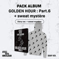 ATEEZ – Pack GOLDEN HOUR : Part.6 [Pack DIARY Ver. + Sweat mystère]