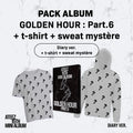 ATEEZ – Pack GOLDEN HOUR : Part.6 [Pack DIARY Ver. + T-shirt + Sweat mystère]
