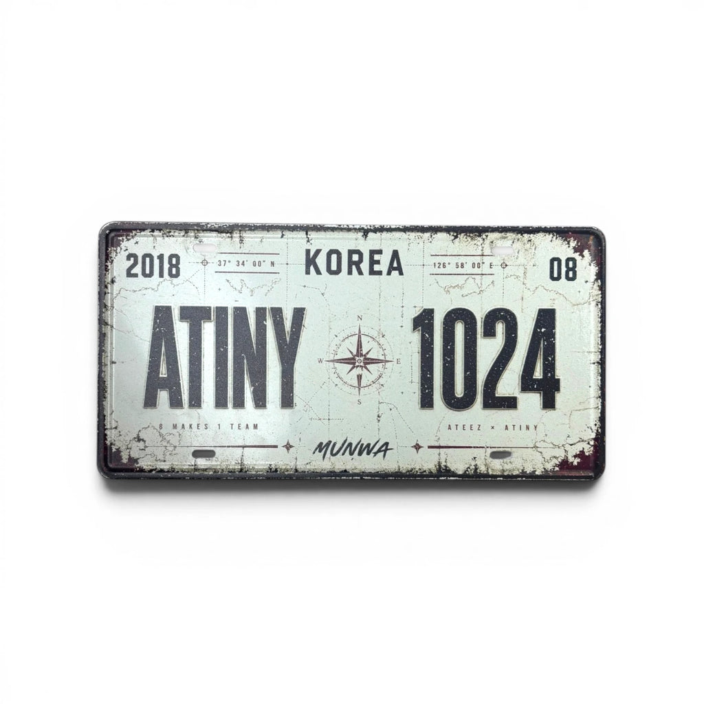 Plaque d'immatriculation ATINY