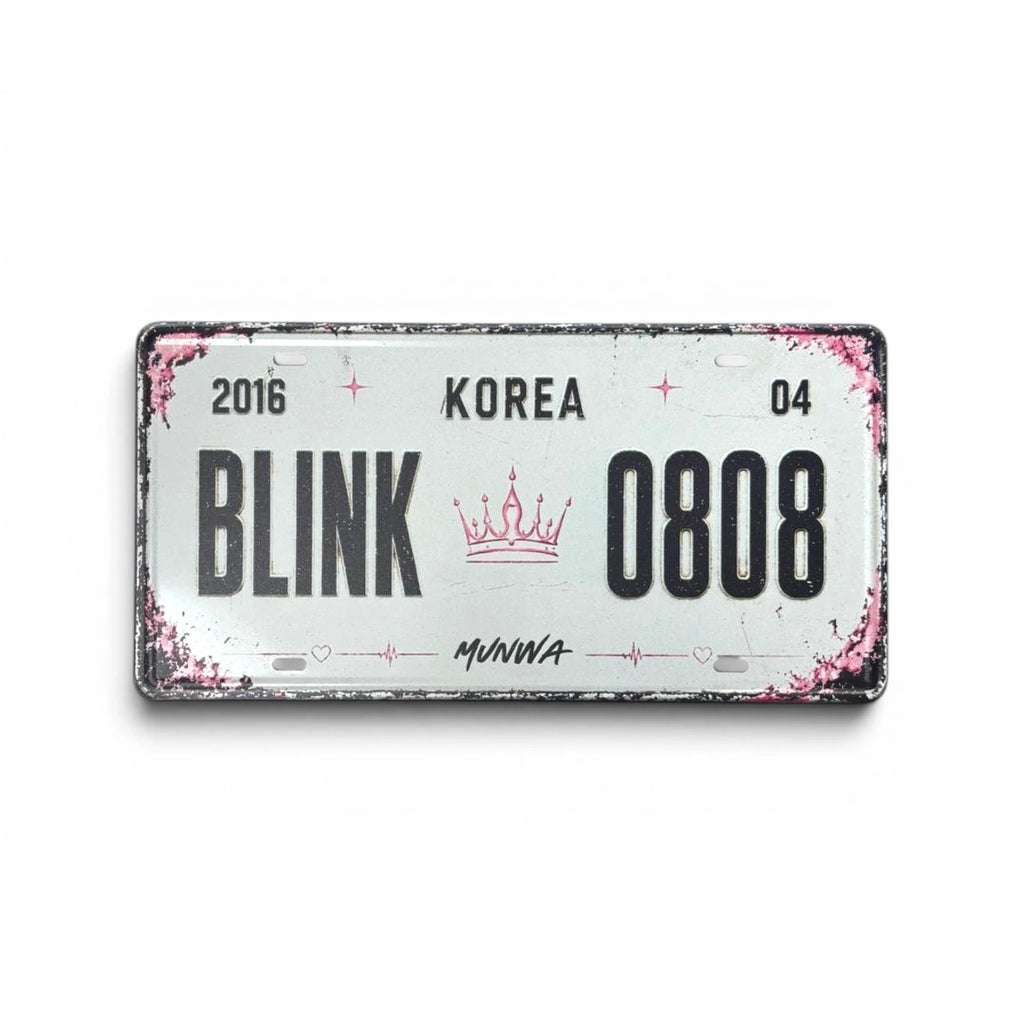 Plaque d'immatriculation BLINK