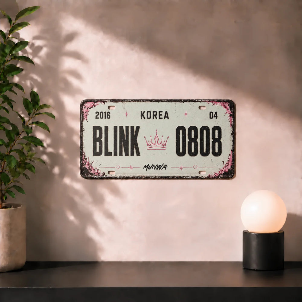 Plaque d'immatriculation BLINK