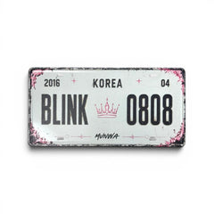 Plaque d'immatriculation BLINK