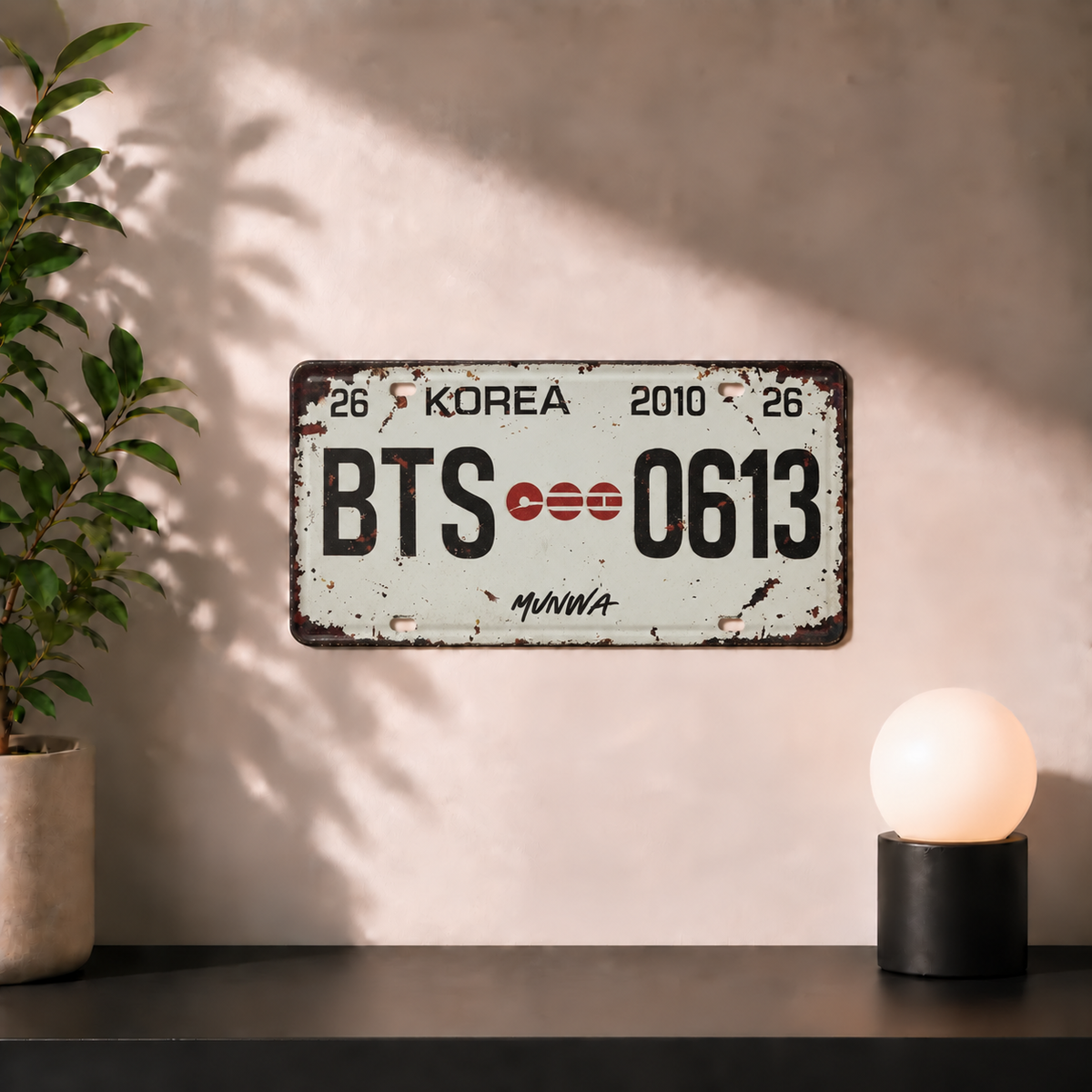 Plaque d'immatriculation BTS