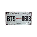 Plaque d'immatriculation BTS