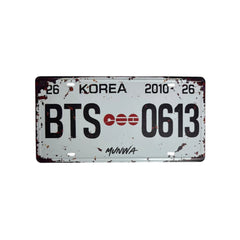Plaque d'immatriculation BTS