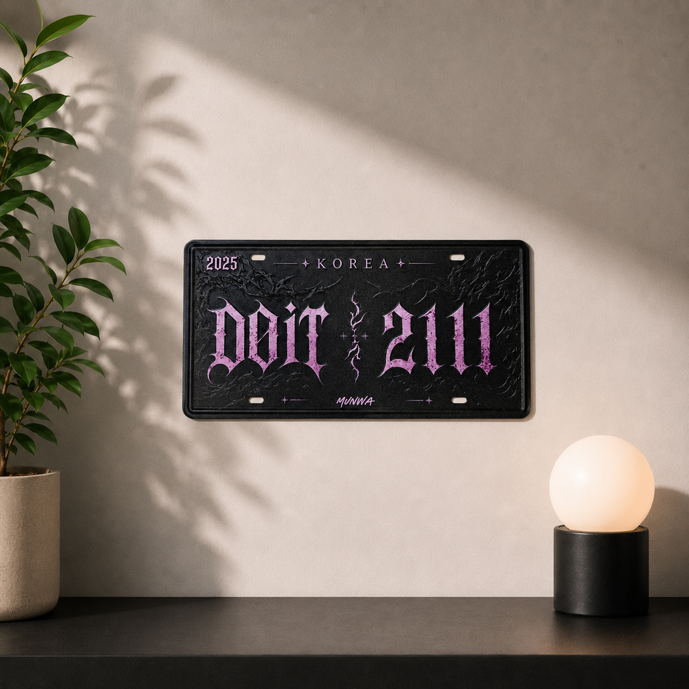 Plaque d'immatriculation SKZ DO IT