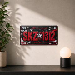 Plaque d'immatriculation SKZHOP HIPTAPE