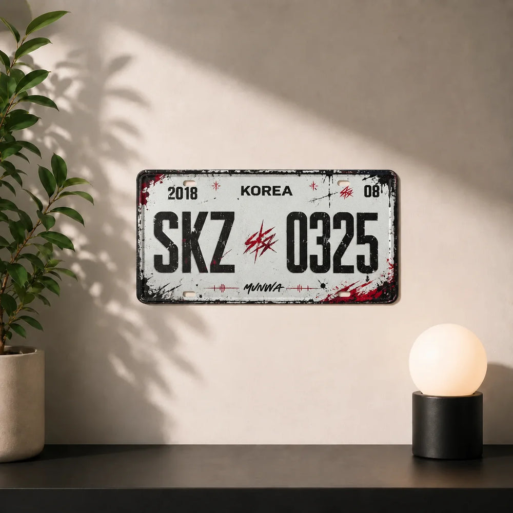 Plaque d'immatriculation SKZ