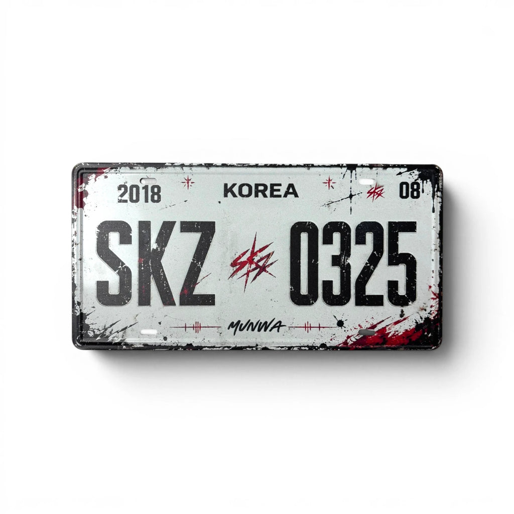 Plaque d'immatriculation SKZ