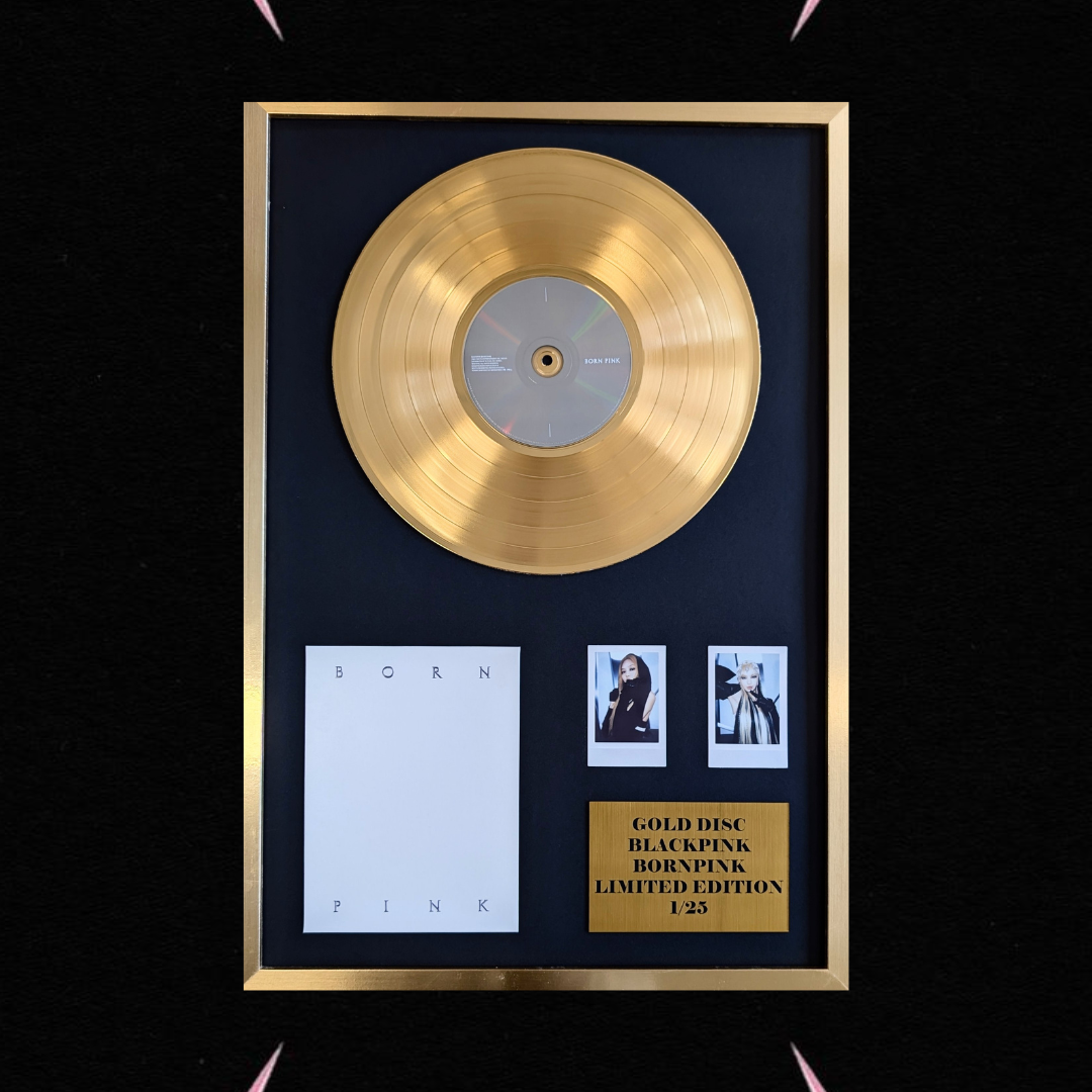 DISQUE D'OR BLACKPINK / BORNPINK (LIMITED 25 ÉDITIONS)