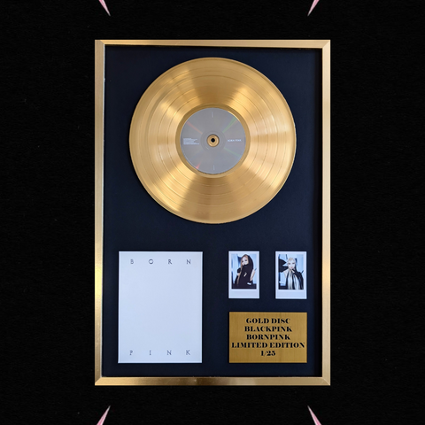 DISQUE D'OR BLACKPINK / BORNPINK (LIMITED 25 ÉDITIONS)