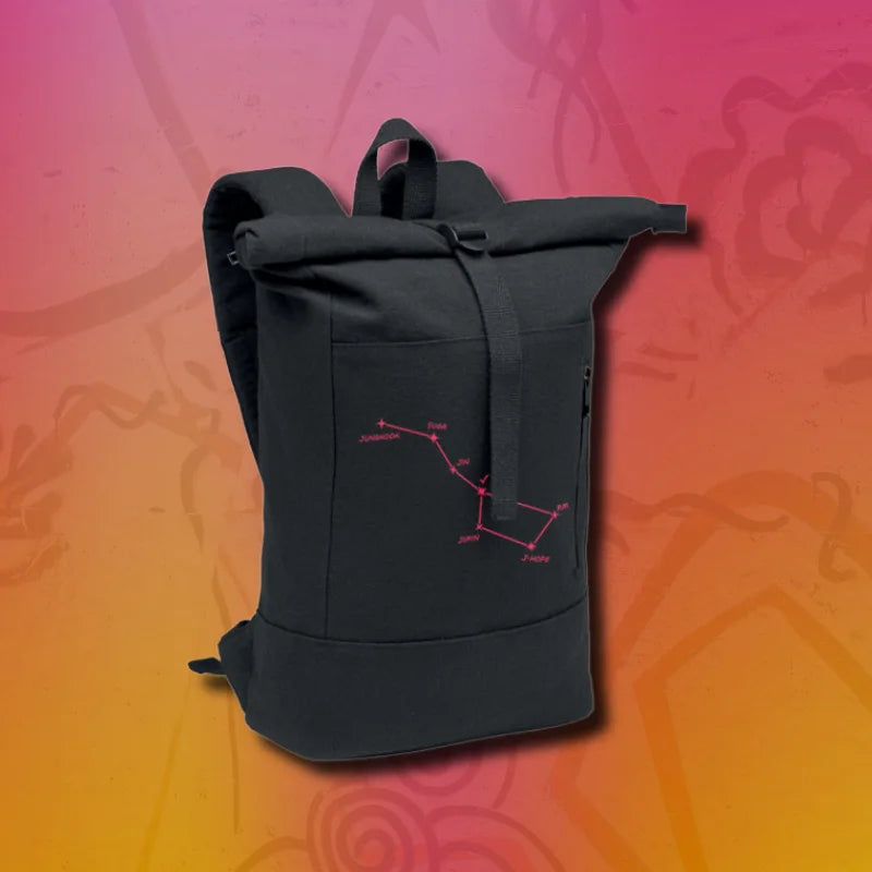 Sac à dos K-pop enroulable inspiré de BTS