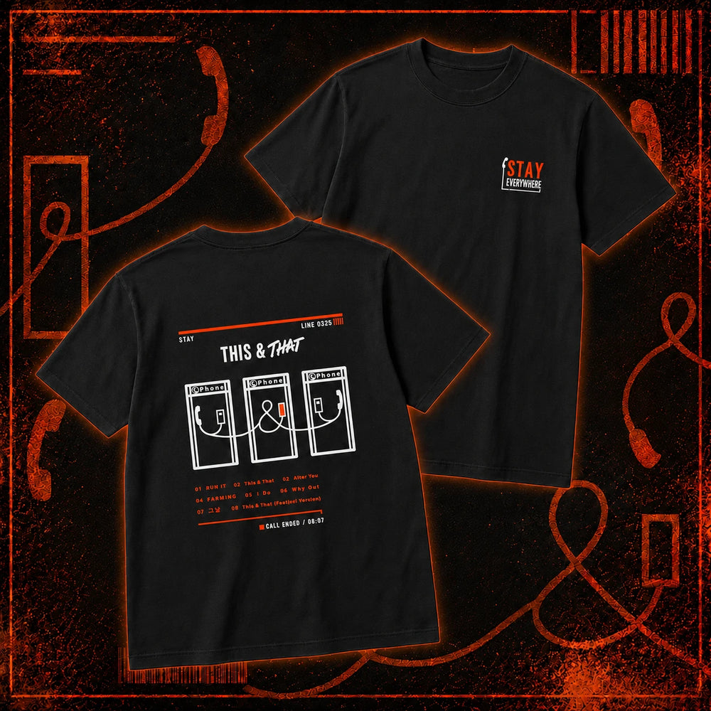 T-SHIRT SKZ - THAT Ver. (Phone Booth) [Edition Limitée]