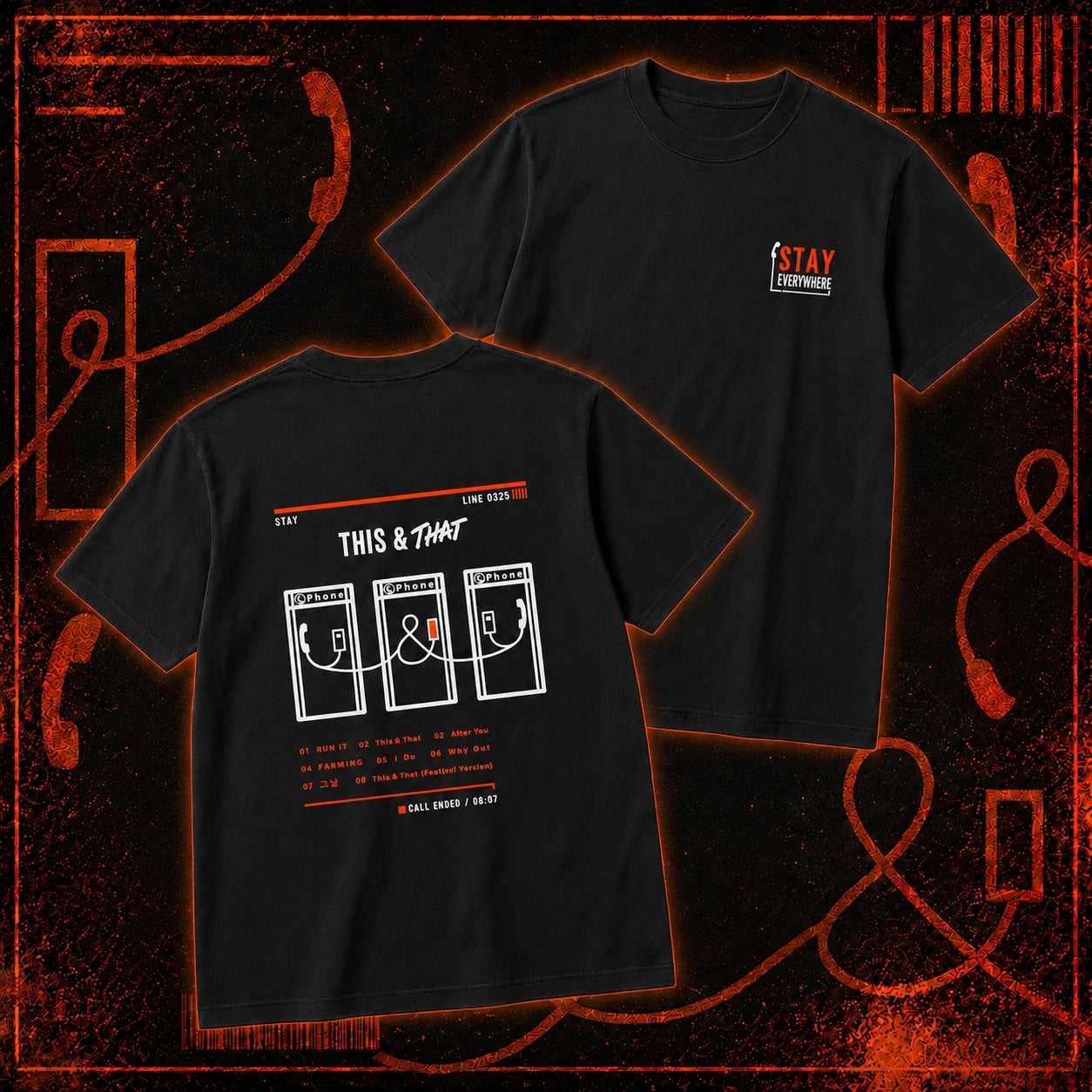 T-SHIRT SKZ - THAT Ver. (Phone Booth) [Edition Limitée]