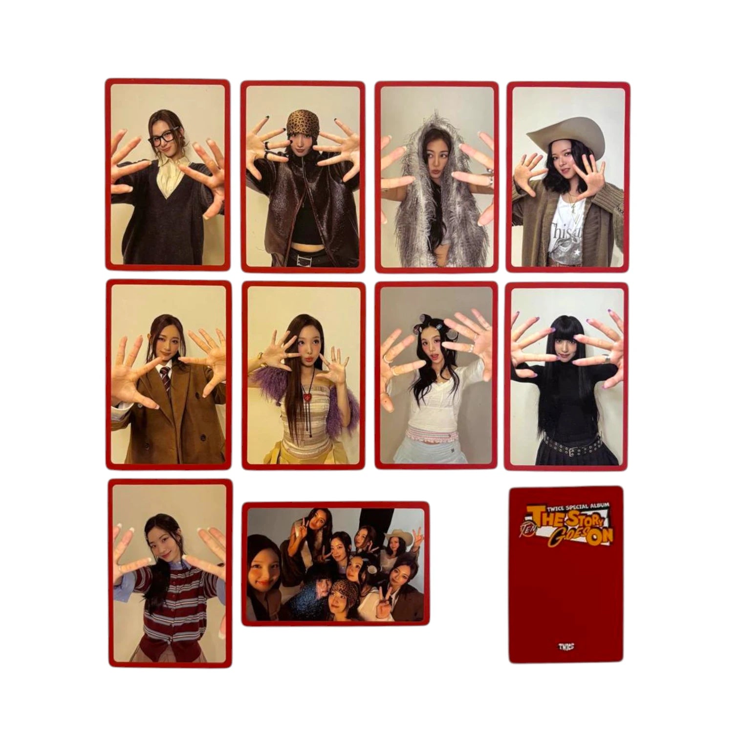 Photocard POB - Twice Special Album Ten : The Story Goes On
