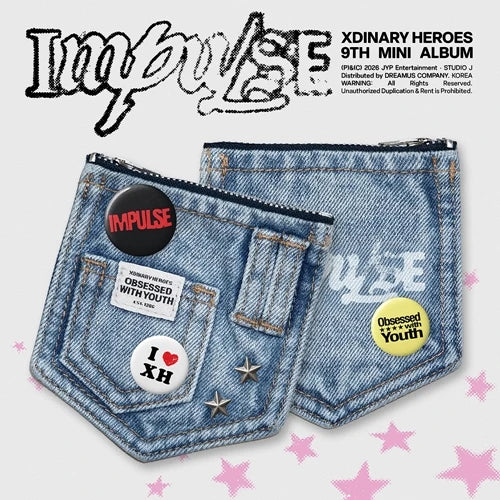 Xdinary Heroes – 9th Mini Album [IMPULSE] (DENIM POUCH Ver.)