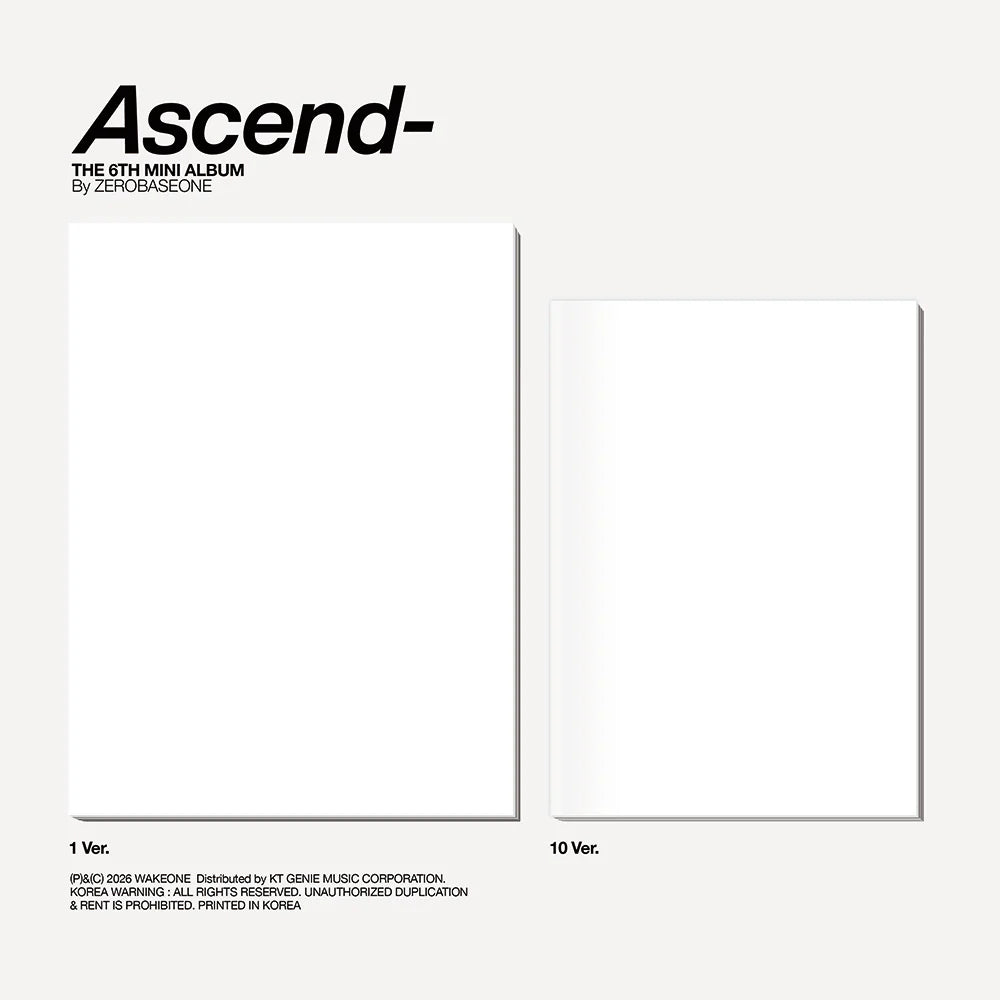 ZEROBASEONE – The 6th Mini Album [Ascend-] (Photobook Ver.)